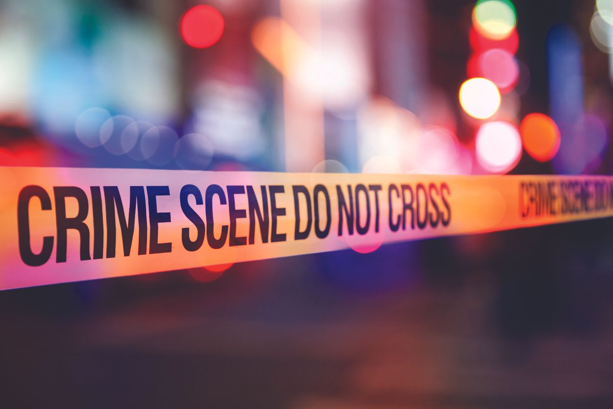 yellow crime scene tape