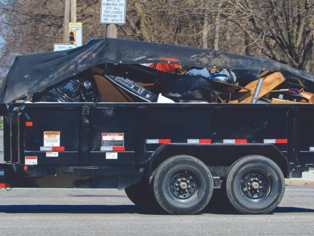 waste disposal junk trailer