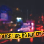 police crime scene tape