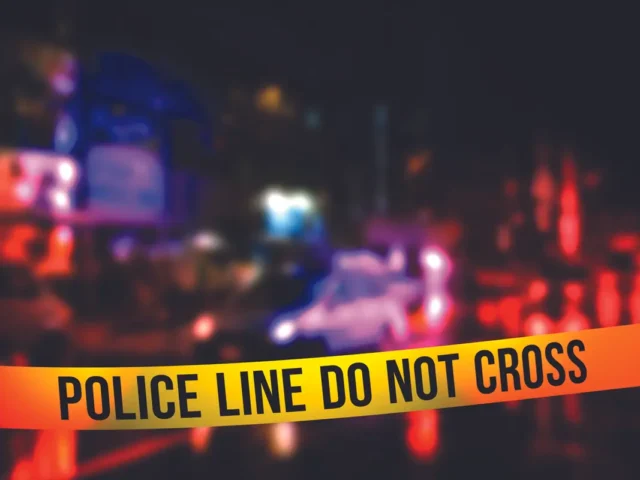 police crime scene tape