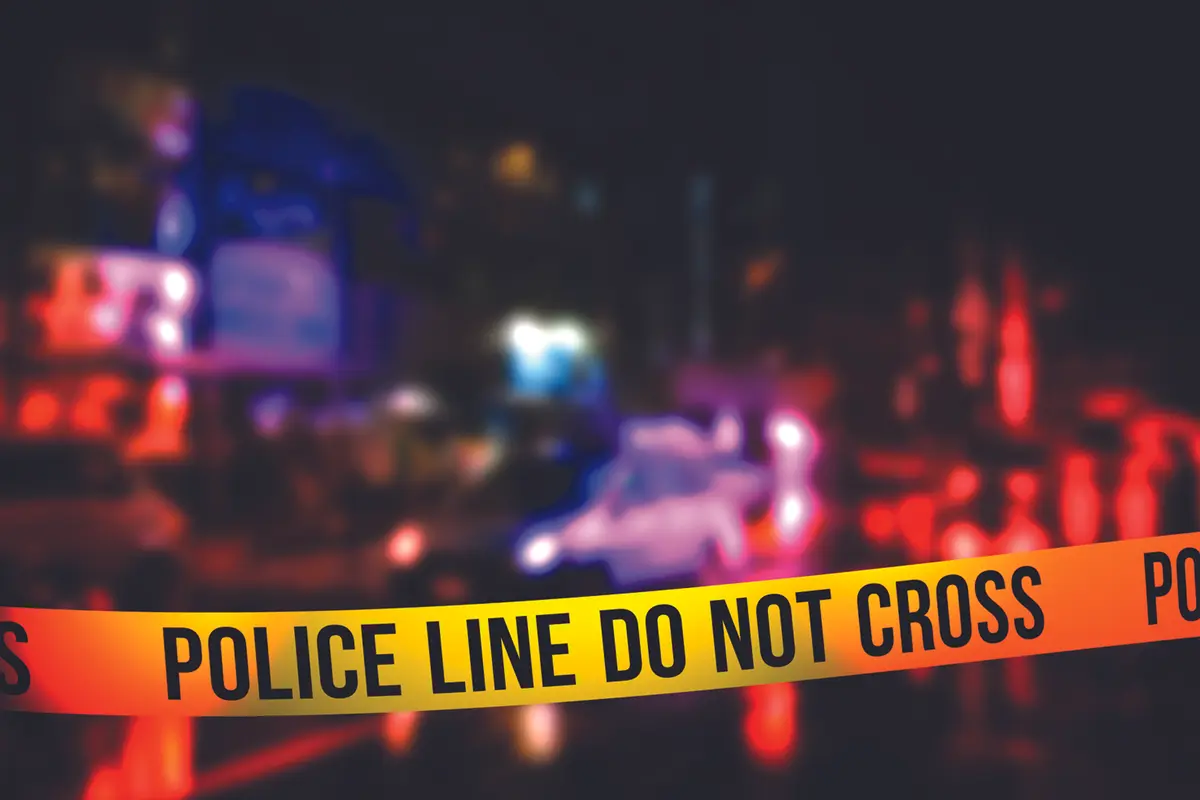 police crime scene tape