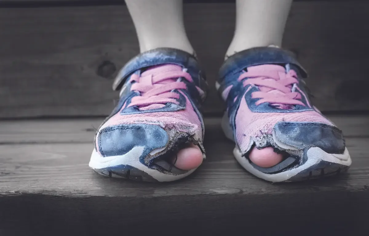 worn out shoes shoe drive citrus county florida
