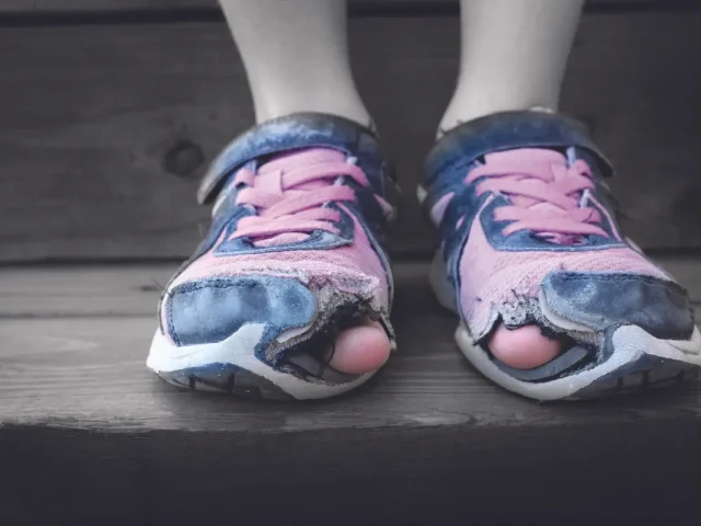 worn out shoes shoe drive citrus county florida
