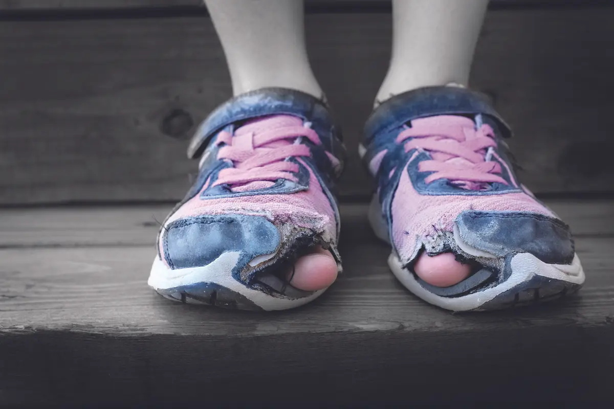 worn out shoes shoe drive citrus county florida