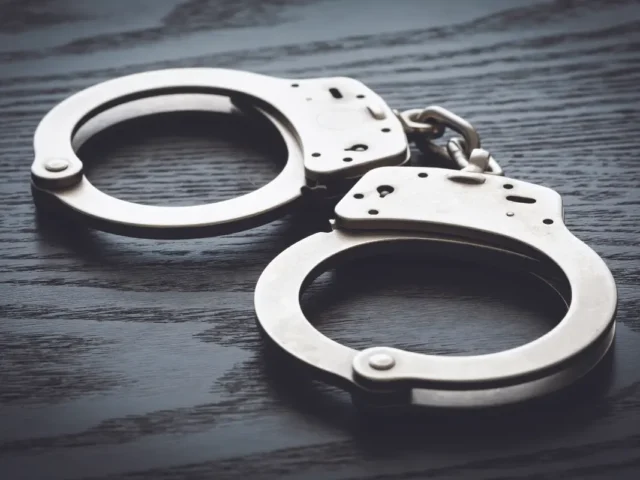 handcuffs stock image