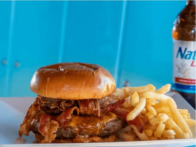 hamburger eatons beach restaurant weirsdale marion county florida