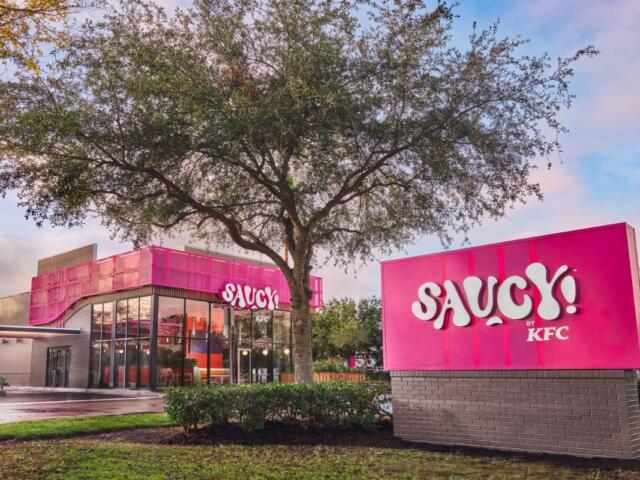 A Saucy! by KFC storefront.