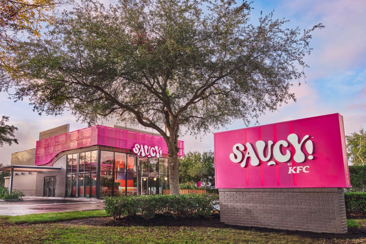 A Saucy! by KFC storefront.