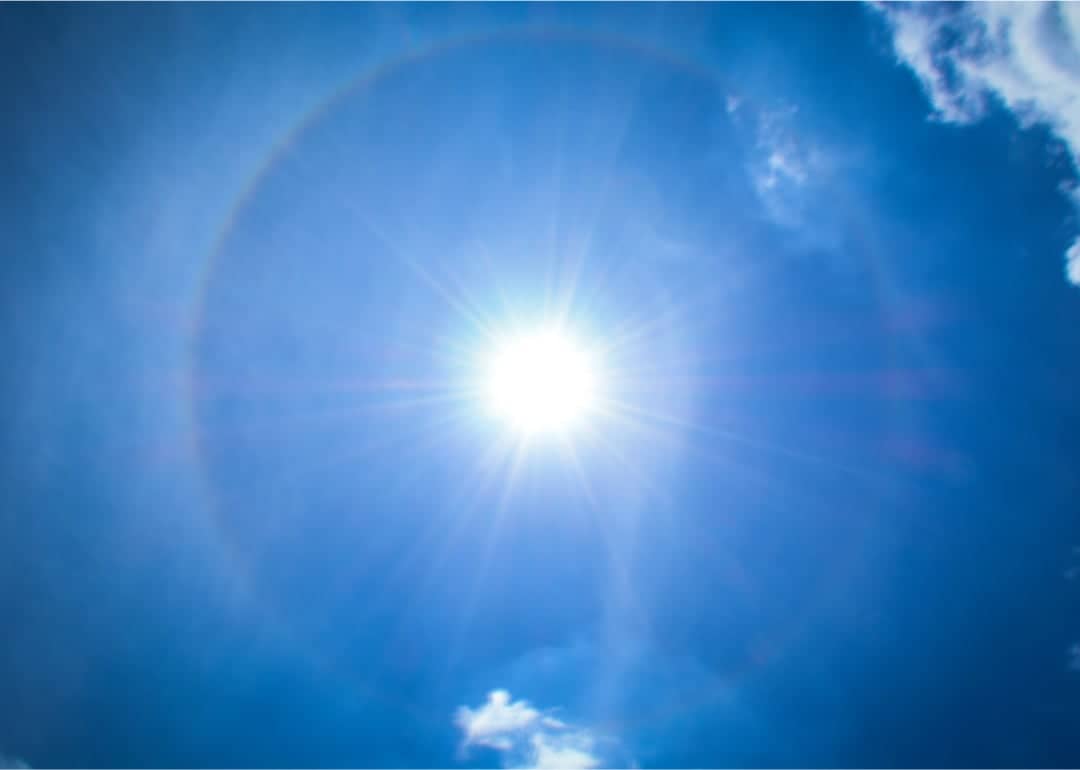 clear sunny sky in florida