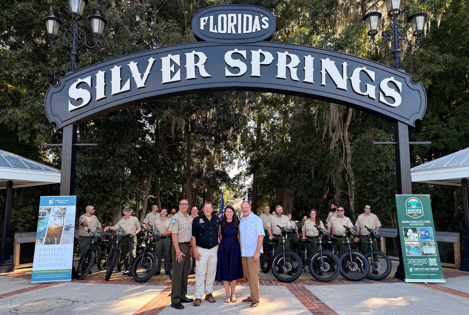 ebikes donation florida state parks foundation silver springs state park