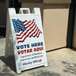 voting precinct vote here sign sumter county florida
