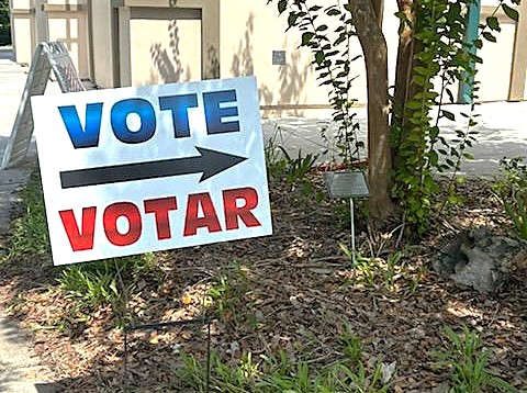 voting sign sumter county florida