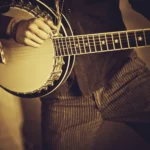banjo player sepia generic