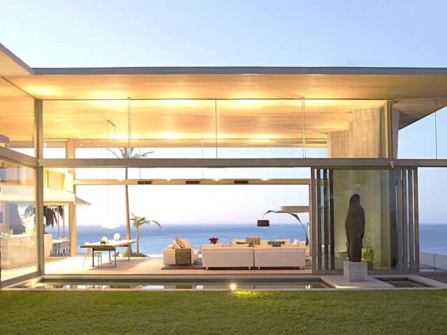 beachfront home