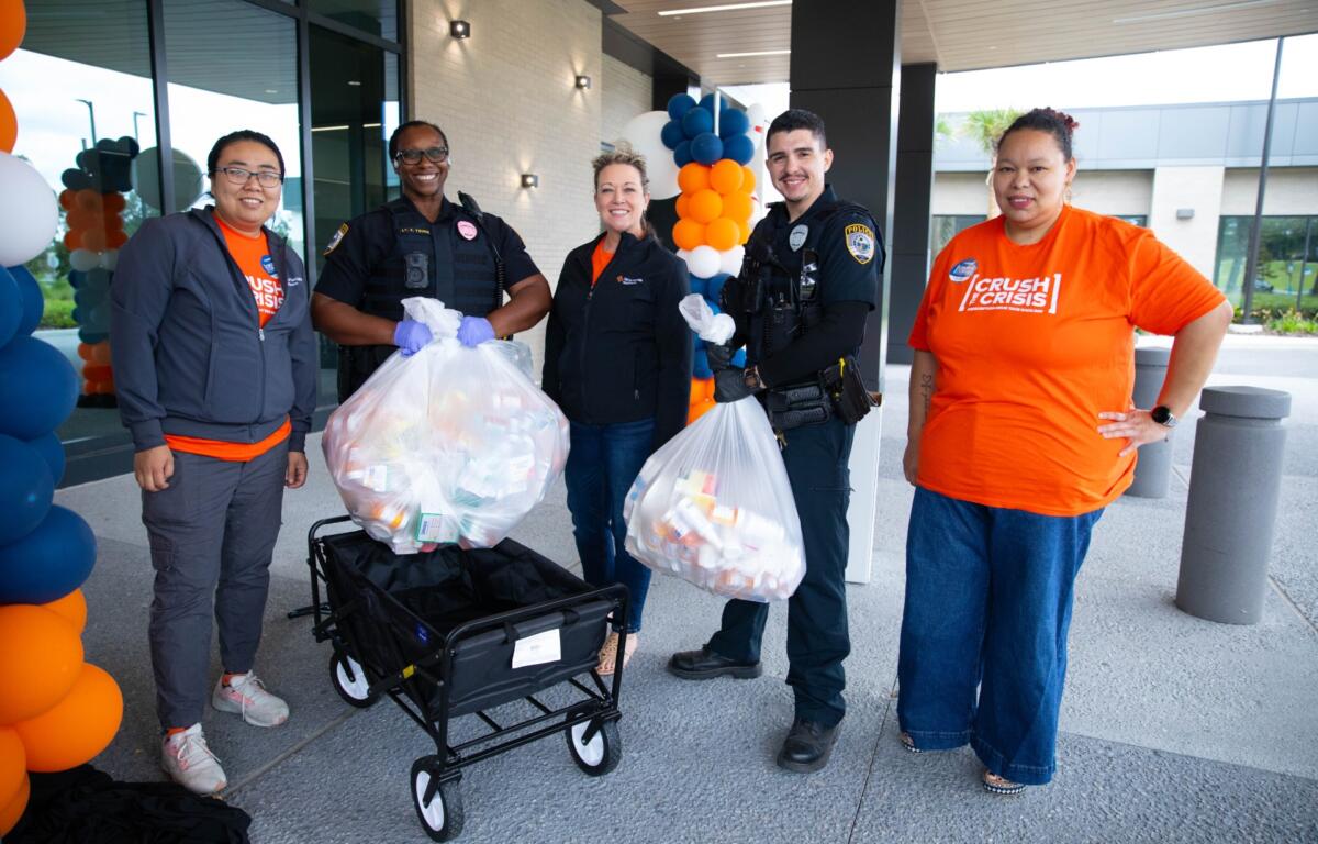 HCA Florida hospitals drug take back day gainesville florida