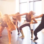 modern dance rehearsal