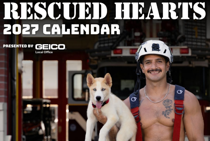 fireman and puppies calendar humane society of north central florida