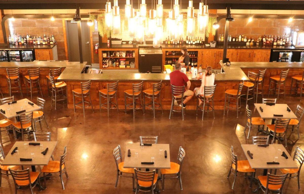 Restaurant with full bar.