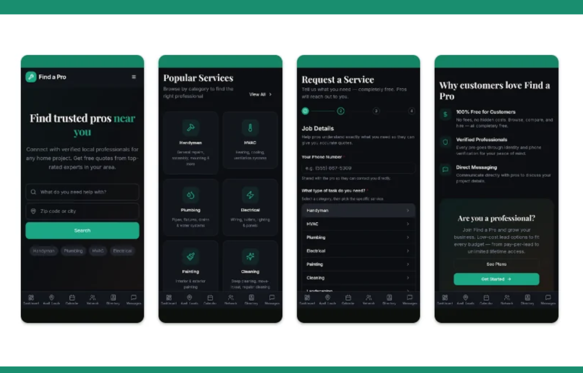 find-a-pro screenshots app crystal river florida