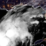 a satellite image of hurricane isaias on october 7 2026