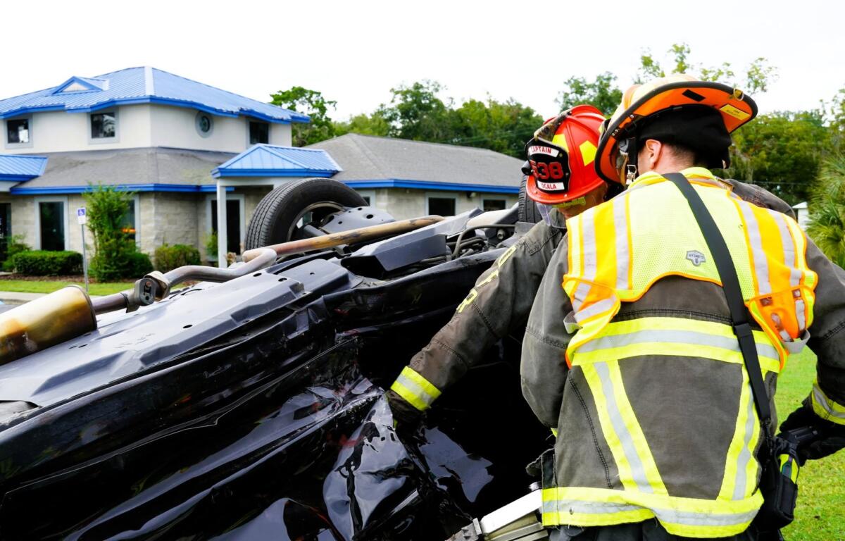 ocala fire rescue rollover accident